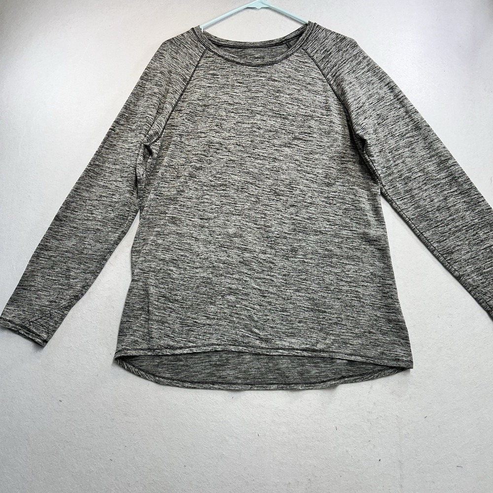 Climate Right By Cuddle Duds Womens Long Sleeve Gray Top Size XL